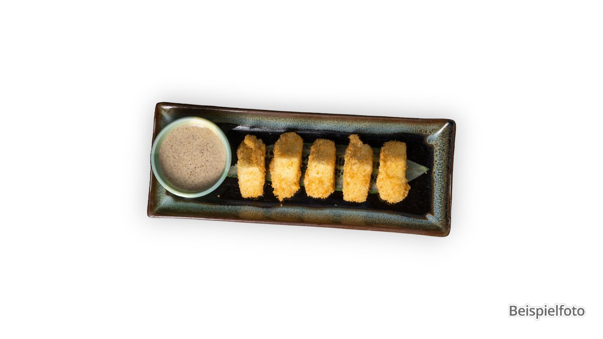 Gold gebackener Tofu