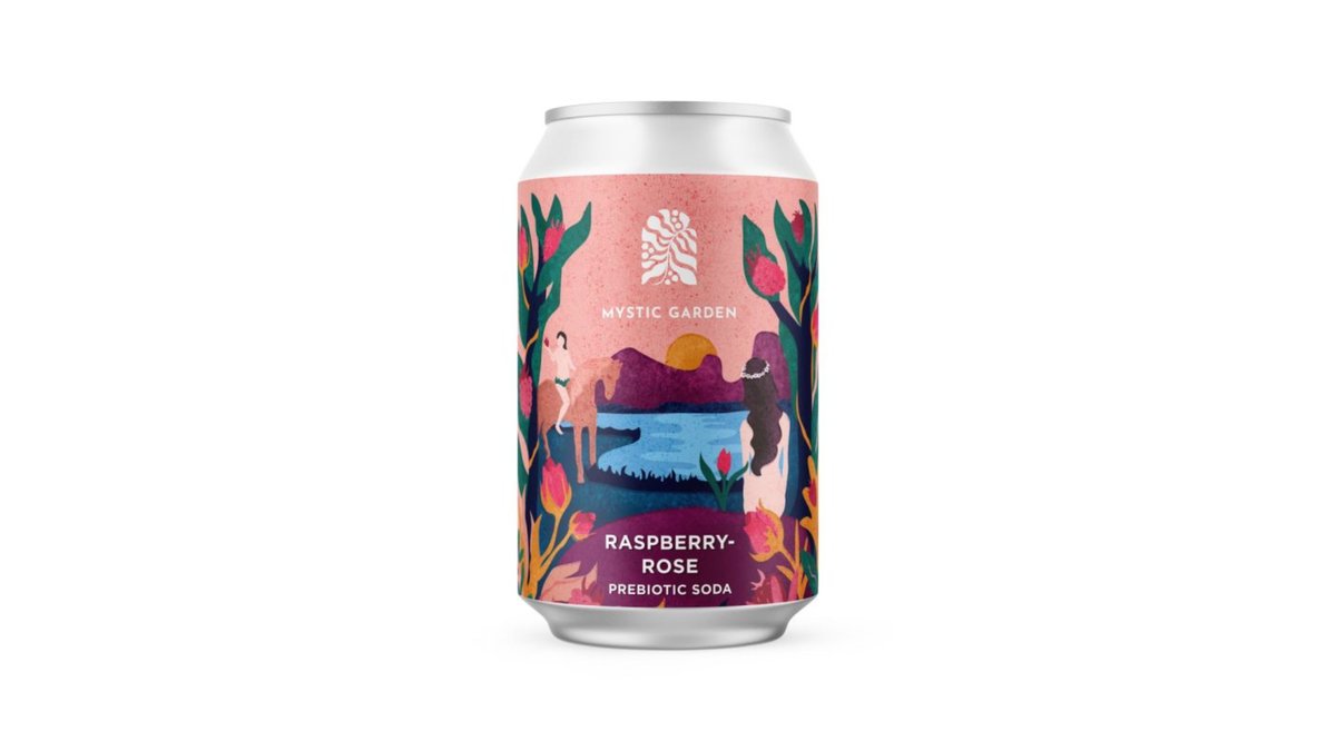 MYSTIC GARDEN RASPBERRY-ROSE SODA 0,33l