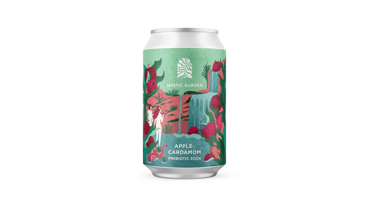 MYSTIC GARDEN APPLE-CARDAMOM SODA 0,33l