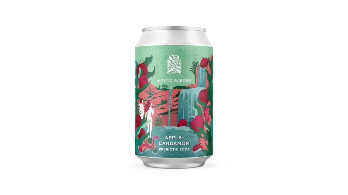 MYSTIC GARDEN APPLE-CARDAMOM SODA 0,33l