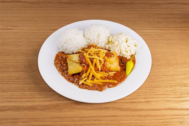 Chili Burrito Plate