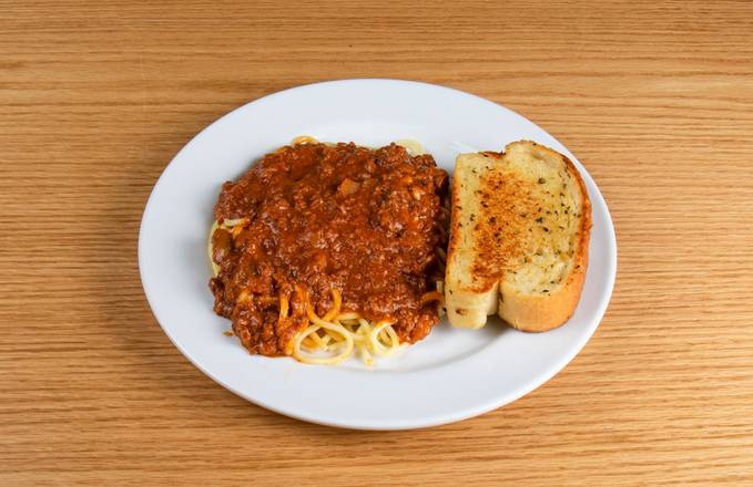 Keiki Spaghetti with Garlic Bread