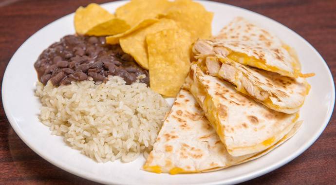 kids chicken quesadilla