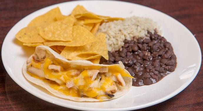 kids chicken taco