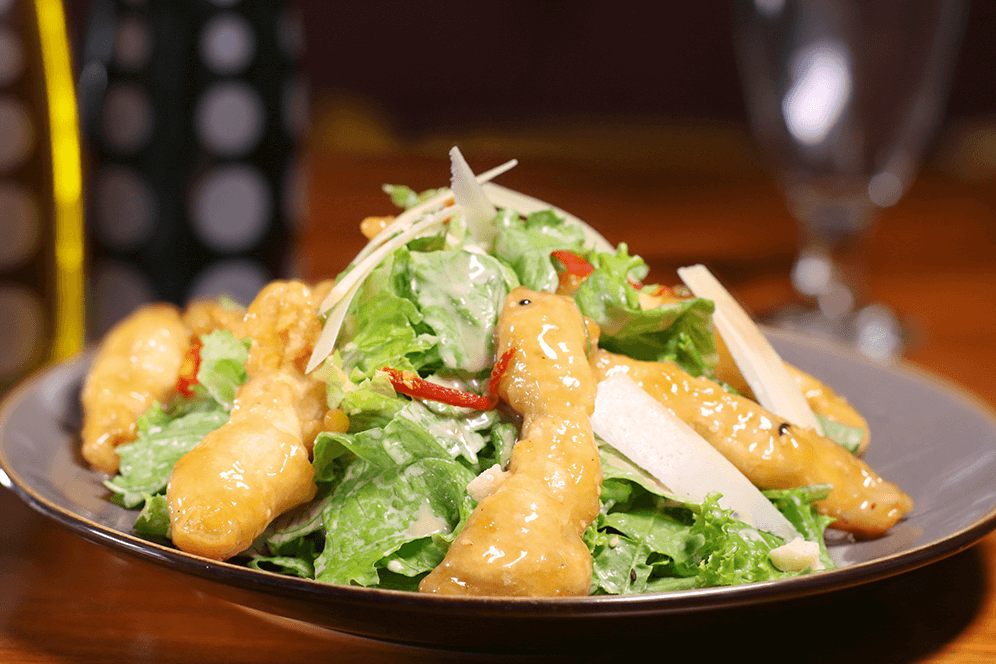 Ensalada de Pavo Tempura