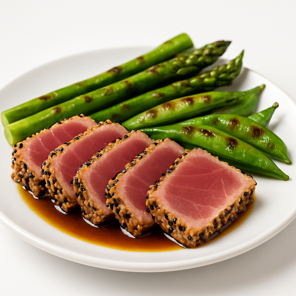 Tataki de Atún con Ajonjolí