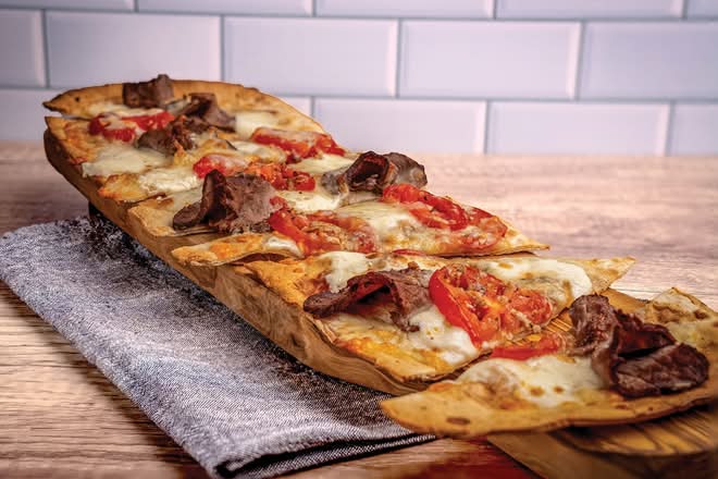 NEW! Black and Bleu Flatbread