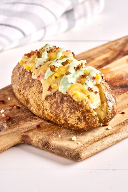 NEW! Chicken, Bacon and Poblano Ranch Spud