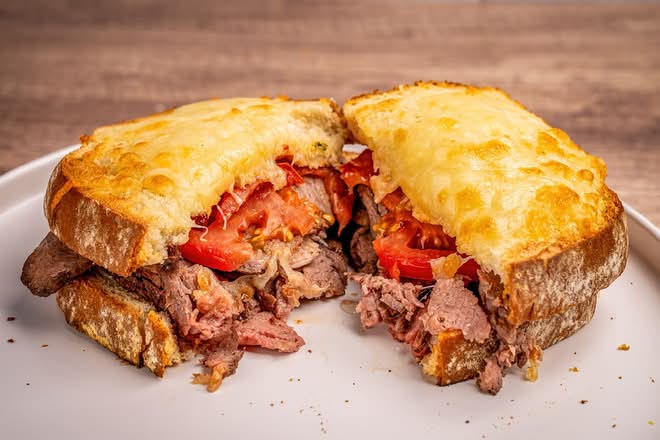 NEW! Steak and Cheddar Grilled Cheese