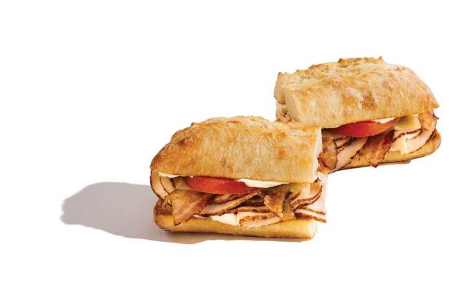 Turkey and Bacon Club Sandwich