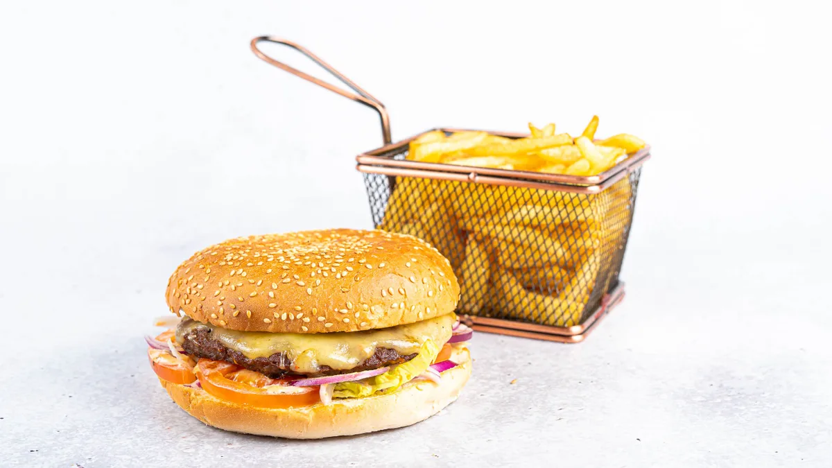Cheeseburger + Fries