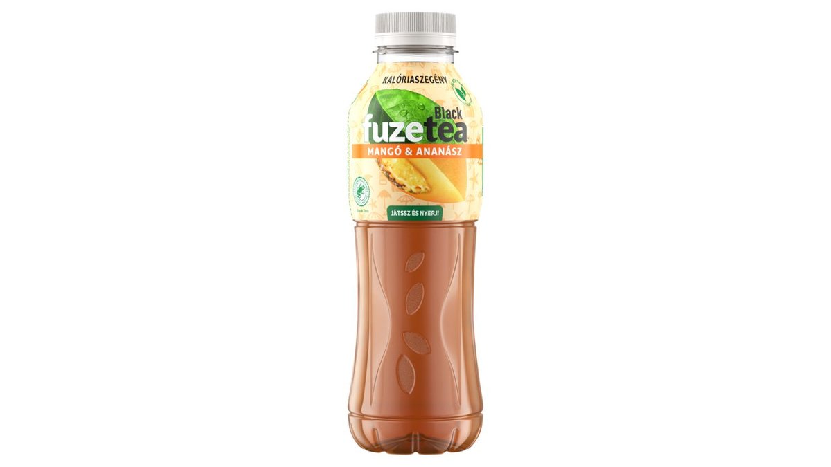 Fuze Tea szénsavmentes mangó- és ananászízű üdítőital fekete tea kivonattal 500 ml