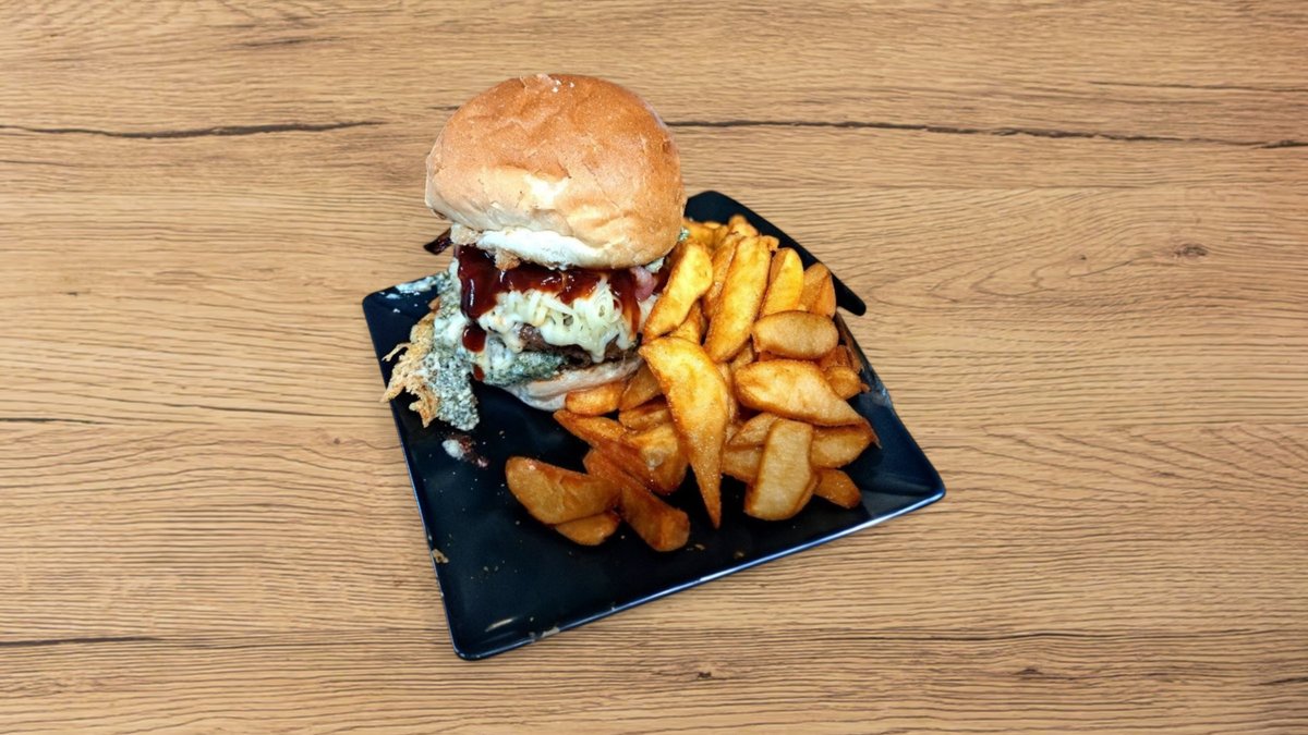 Kapros-juhtúrós Burger