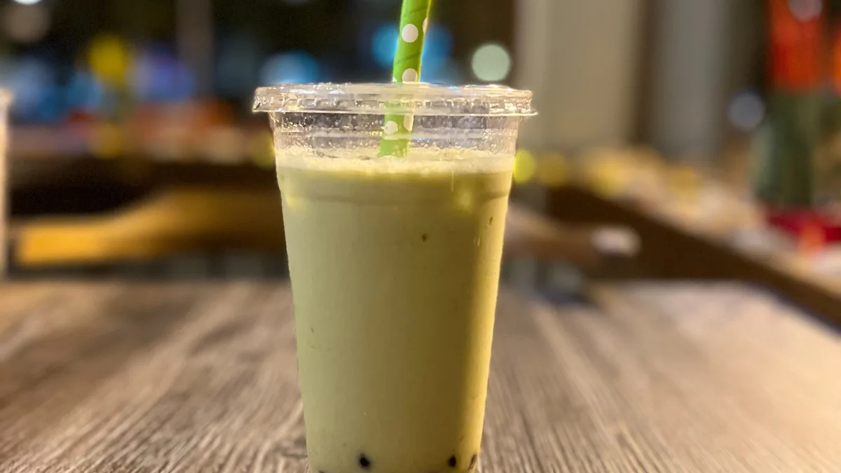 Honeydew Melon Milk Tea