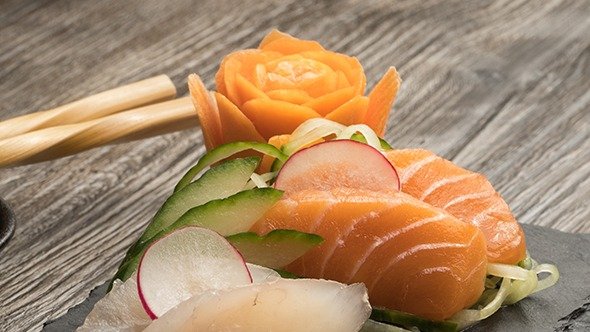Sashimi Σολομός