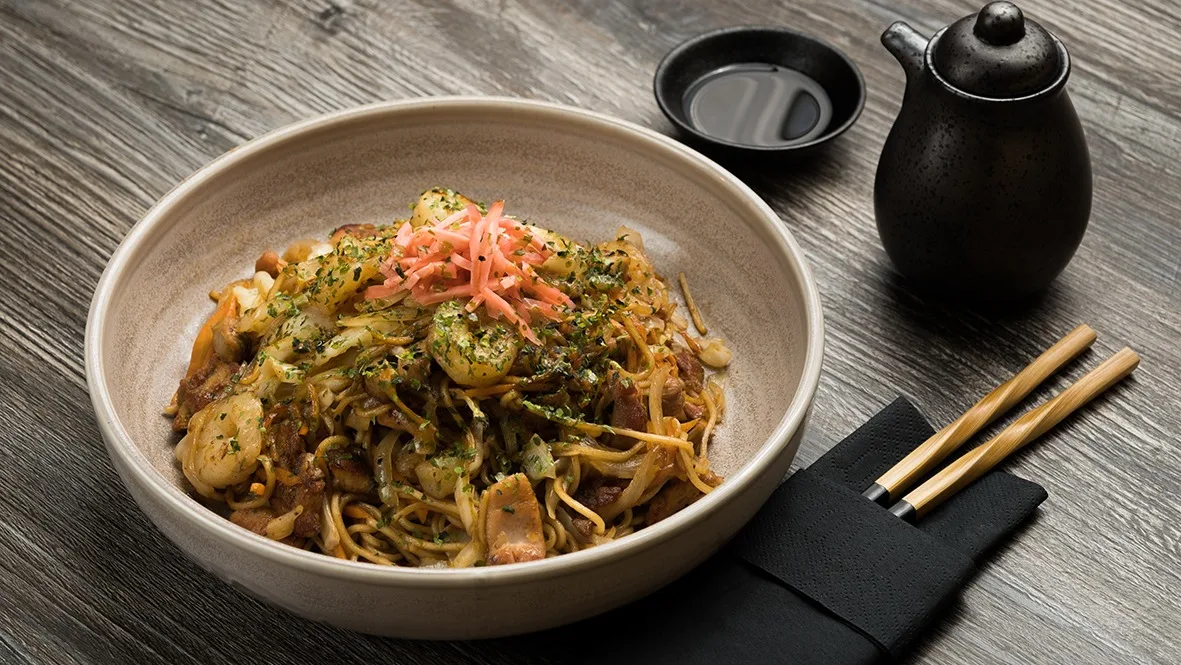 Yakisoba Κοτόπουλο